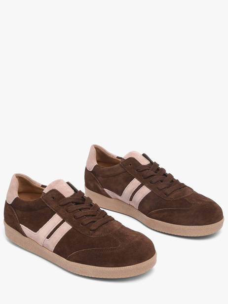 Sneakers En Cuir Gabor Rouge accessoires 5 vue secondaire 1