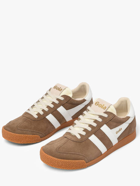 Sneakers En Cuir Gola Marron accessoires CLB538FW vue secondaire 1