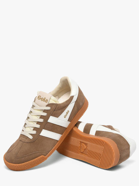 Sneakers En Cuir Gola Marron accessoires CLB538FW vue secondaire 2