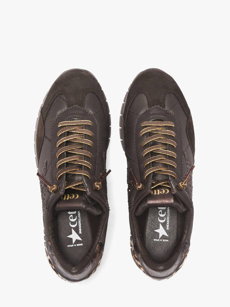 Sneakers Plateforme Cetti Marron accessoires SRA vue secondaire 3