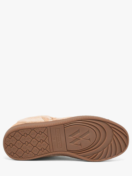Sneakers Vanessa wu Beige accessoires BK2950BG vue secondaire 4