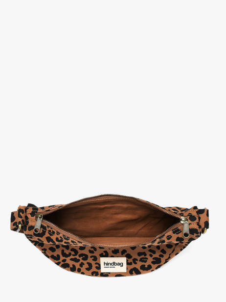 Crossbody Bag Leopard Cotton Hindbag Brown leopard LE other view 2