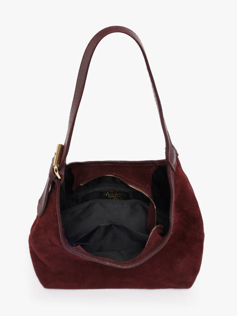 Sac Porté épaule Velvet Caviar Cuir Milano Rouge velvet caviar VC26062 vue secondaire 3