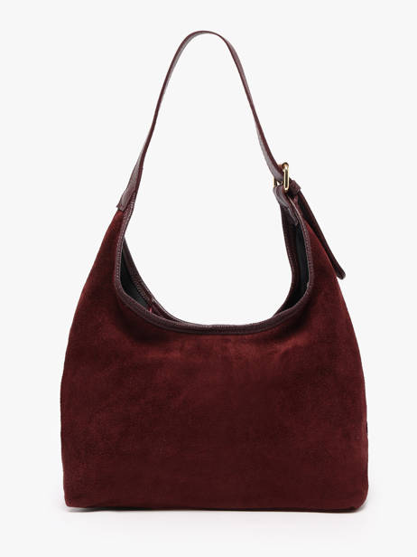 Sac Porté épaule Velvet Caviar Cuir Milano Rouge velvet caviar VC26062 vue secondaire 4