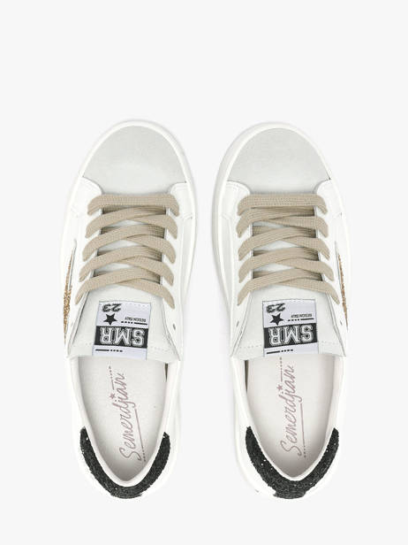 Sneakers Maya En Cuir Semerdjian Blanc women MAYA8672 vue secondaire 3