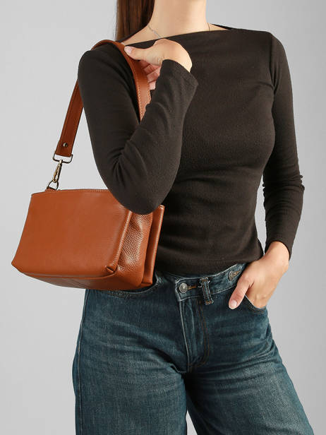 Sac Bandoulière Caviar Cuir Milano Beige caviar CA25066O vue secondaire 1