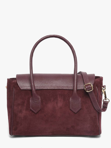 Sac Porté épaule Velvet Caviar Cuir Milano Rouge velvet caviar VC26061 vue secondaire 4