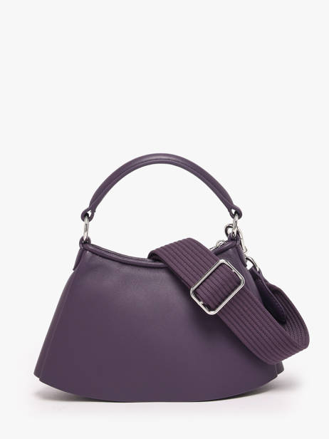 Sac Bandoulière Lenglen Cuir Lacoste Violet lenglen NU5219DP vue secondaire 4