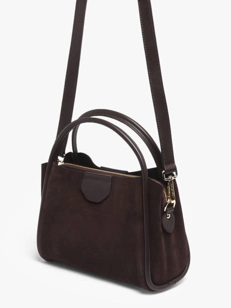 Sac Porté Main Suede Ida Cuir Lancaster Marron suede ida 100 vue secondaire 2