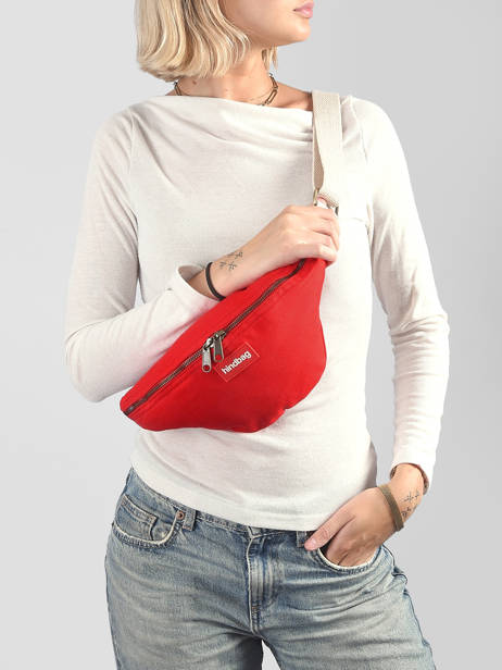 Sac Banane S Olivia Hindbag Rouge best seller OLI vue secondaire 1