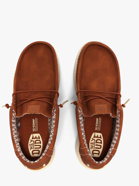 Mocassins Hey dude Marron men 41894 vue secondaire 3