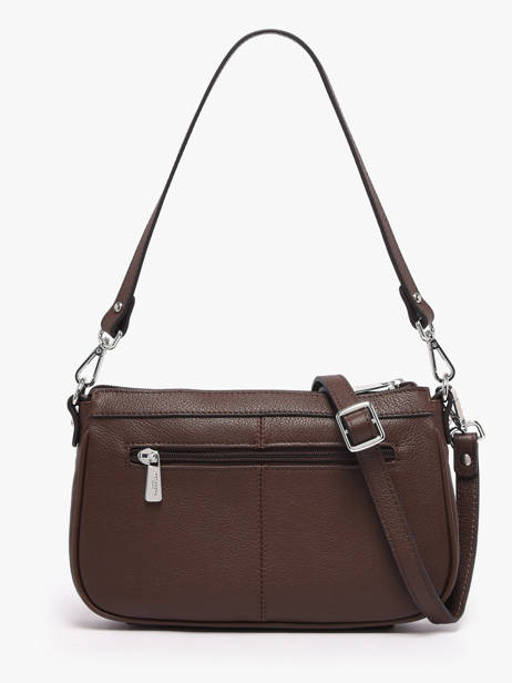 Sac Bandoulière Confort Cuir Hexagona Marron confort 462348 vue secondaire 4