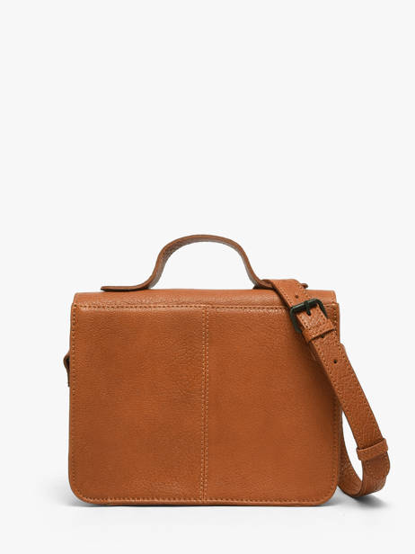 Sac Mademoiselle George Cuir Paul marius Marron dore GEORGDOR vue secondaire 4