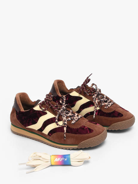 Sneakers Utah En Cuir Mrp star Rouge women 10 vue secondaire 1