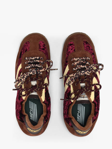 Sneakers Utah En Cuir Mrp star Rouge women 10 vue secondaire 3