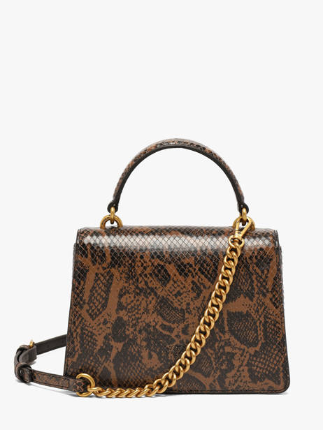 Sac Bandoulière Love Bag Icon Cuir Pinko Marron love bag icon 71A3E5 vue secondaire 4