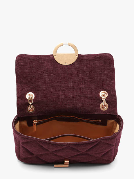 Sac Bandoulière Moon Lin Vanessa bruno Violet moon 70V40533 vue secondaire 3
