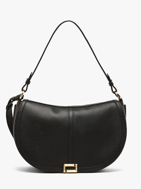 Sac Porté épaule Celeste Cuir Lancel Noir celeste A14230