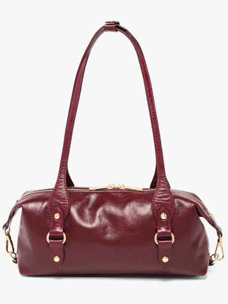 Sac Porté épaule Shiny Sauvage Cuir Milano Rouge shiny sauvage SS26065 vue secondaire 4