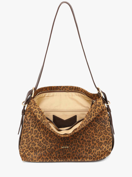 Sac Porté épaule Moreen Cuir Daim Nat et nin Marron vintage MOREEN vue secondaire 3