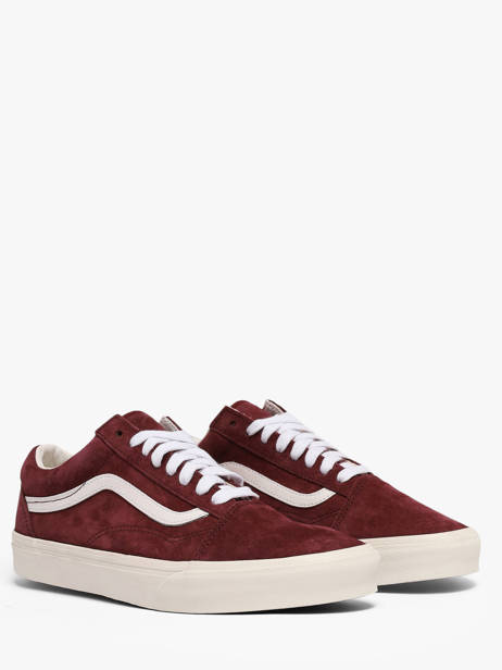 Sneakers En Cuir Vans Rouge men D7Z4QU1 vue secondaire 1