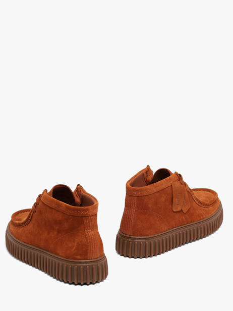 Chaussures Derbies Montante En Cuir Clarks Orange men 26327243 vue secondaire 2