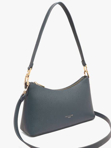 Sac Porté épaule Saffiano David jones Bleu saffiano A vue secondaire 1
