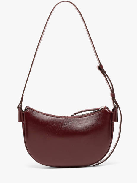 Sac Bandoulière Vintage Cuir Nat et nin Rouge vintage LUNE vue secondaire 5