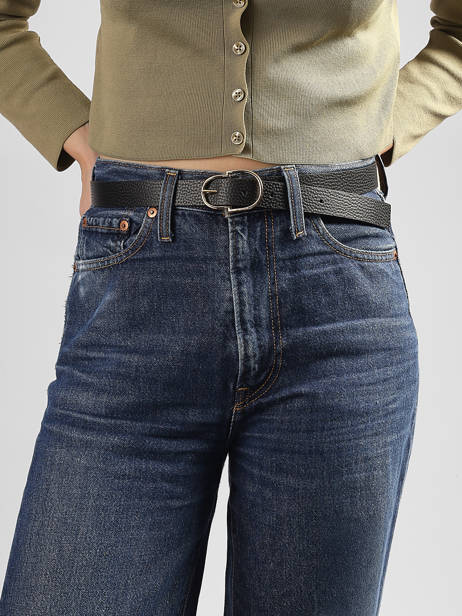 Ceinture Tommy hilfiger Noir belt AW19145 vue secondaire 1