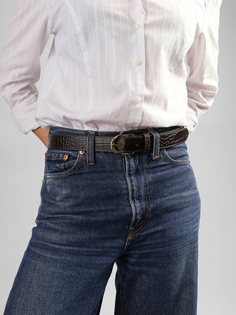 Ceinture Réglable Milano Marron cocco balo CB25067 vue secondaire 1