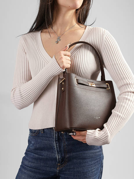 Sac Porté épaule Saffiano David jones Marron saffiano 4 vue secondaire 1