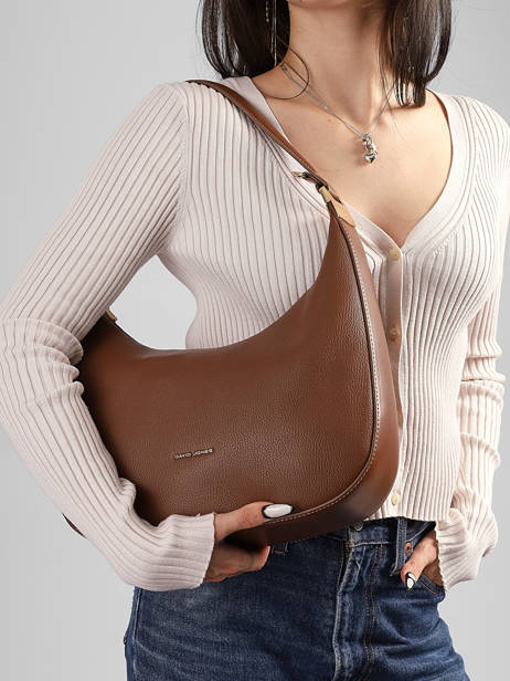 Sac Porté épaule Dune David jones Marron dune CM8625 vue secondaire 1