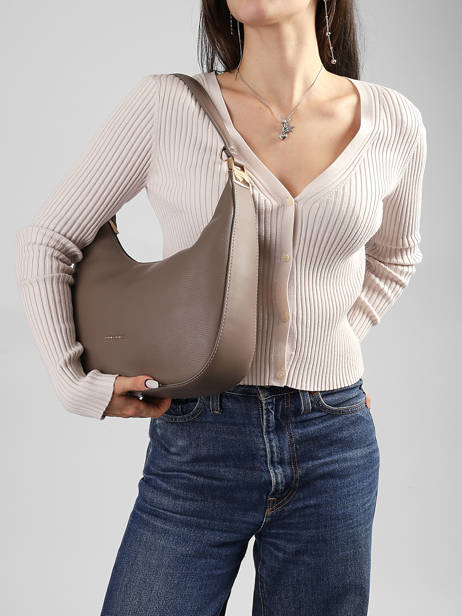 Sac Porté épaule Dune David jones Gris dune CM8625 vue secondaire 1