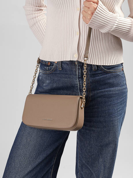 Sac Bandoulière Saffiano David jones Beige saffiano CM8419 vue secondaire 1