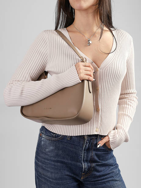 Sac Porté épaule Saffiano David jones Beige saffiano 1 vue secondaire 1