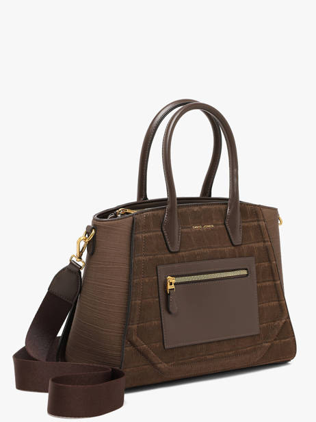 Sac Porté épaule Croco Chic David jones Marron croco chic 1 vue secondaire 1