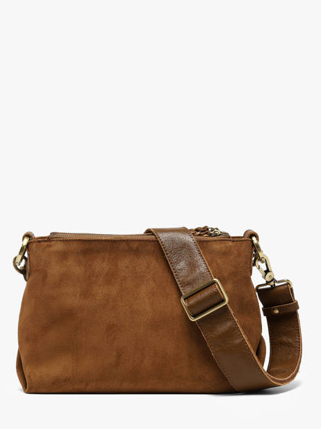 Sac Bandoulière Vintage Mila louise Marron vintage 3864VC1 vue secondaire 3