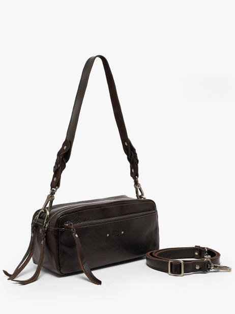 Sac Bandoulière Vintage Cuir Mila louise Marron vintage 3920CC vue secondaire 1