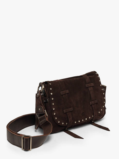 Sac Bandoulière Vintage Cuir Mila louise Marron vintage 3861DVCC vue secondaire 1