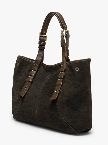 Sac Porté épaule Vintage Cuir Mila louise Vert vintage 3908PA1 vue secondaire 1