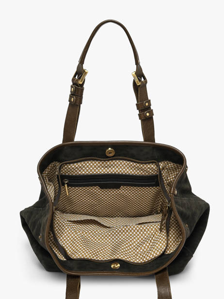 Sac Porté épaule Vintage Cuir Mila louise Vert vintage 3908PA1 vue secondaire 2