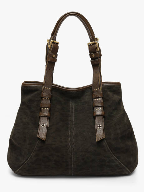 Sac Porté épaule Vintage Cuir Mila louise Vert vintage 3908PA1 vue secondaire 3