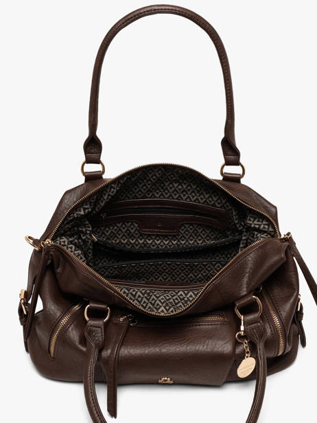 Sac Porté Main Bride Lulu castagnette Marron bride BADARA vue secondaire 2