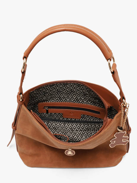 Sac Porté épaule Cadenas Lulu castagnette Orange cadenas BATISTE vue secondaire 2