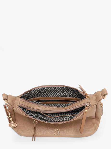 Sac Porté épaule Zip Lulu castagnette Beige zip BARRY vue secondaire 3