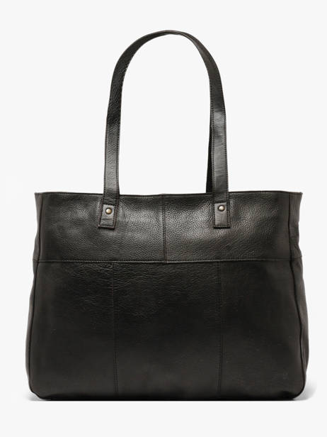 Sac Porté épaule Ribs Cuir Pieces Noir ribs 17152864 vue secondaire 4