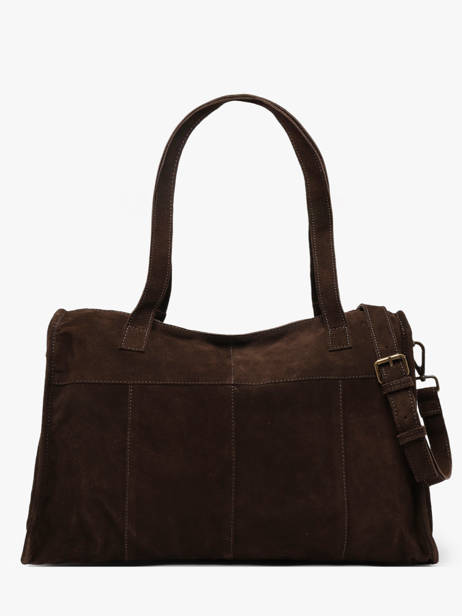 Sac Porté épaule Lula Pieces Marron lula 17168459 vue secondaire 4