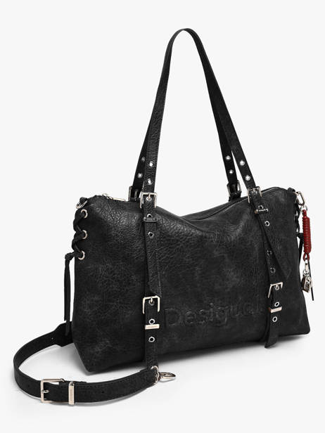Sac Porté épaule Half Logo Desigual Noir half logo 26WAXP06 vue secondaire 2
