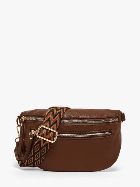 Sac Banane Gallantry Marron sangle 1