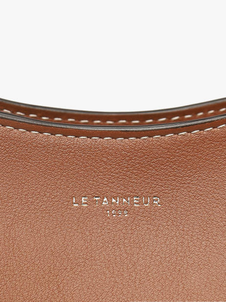Sac Hobo M Céleste En Cuir Lisse Le tanneur Marron celeste TLES1410 vue secondaire 3